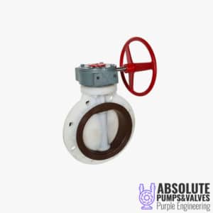 PP Gear Operated Butterfly Valve - Absolute Pumps & Valves