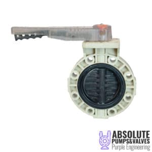 PP Lever Operated Butterfly Valve - Absolute Pumps & Valves